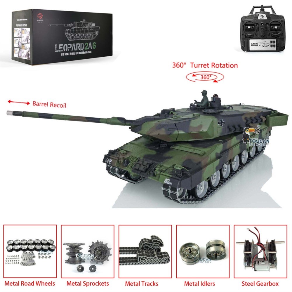 HENG LONG 1/16 RC Tank 7.0 Leo - Home Automation Tutorial ulasan dan harga