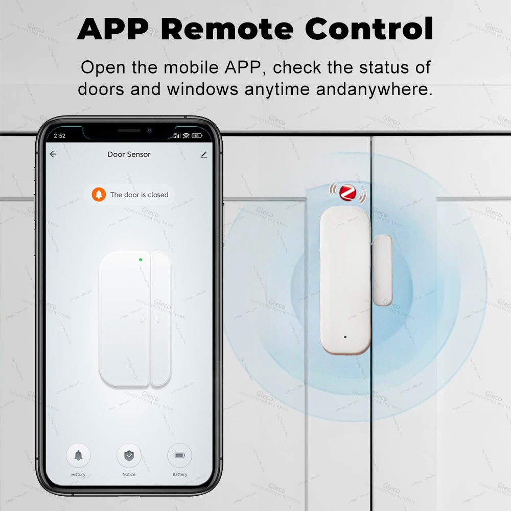 Zigbee Window Door Sensor Dete - Home Automation Technology ulasan dan harga