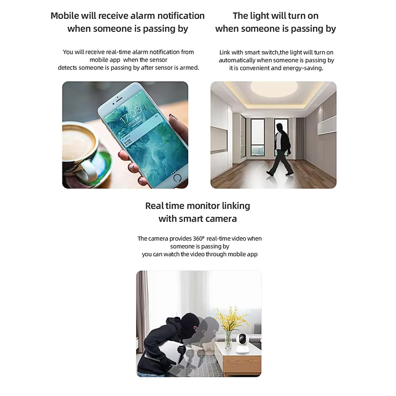 Smart PIR Motion Sensor WiFi Z - Home Automation Technology ulasan dan harga