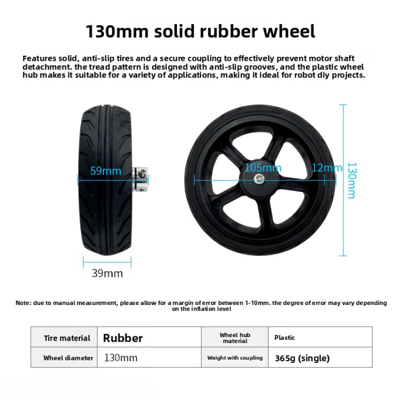 Smart Car Solid Rubber Wheel,  - Diy Automation ulasan dan harga